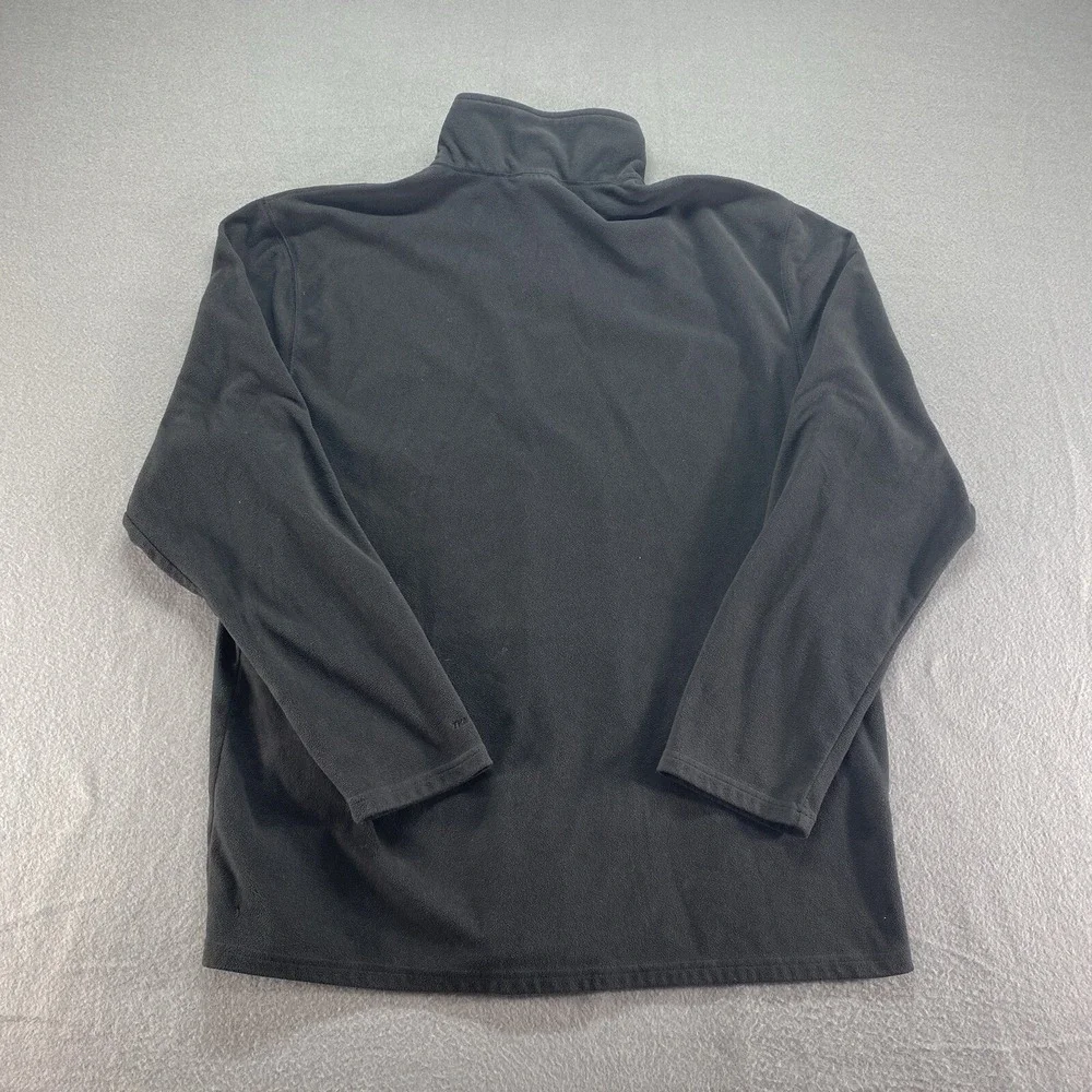 The‎ North Face Fleece Pullover Mens XL Black Excellent TKA 100 Quarter Zip